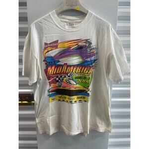 VTG 2000 MIDAMERICA SUMMER NATIONALS BUDWEISDER BOAT NASCAR RACE SZ XL GRAPHIC